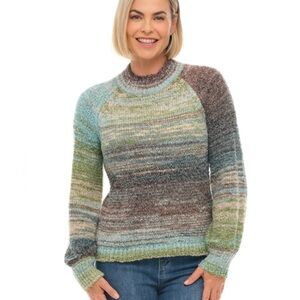 Tribal Multicolor Striped Women's Sweater